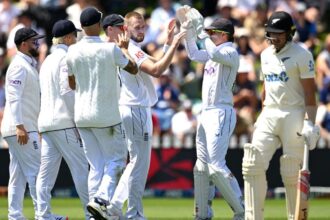 New Zealand against England