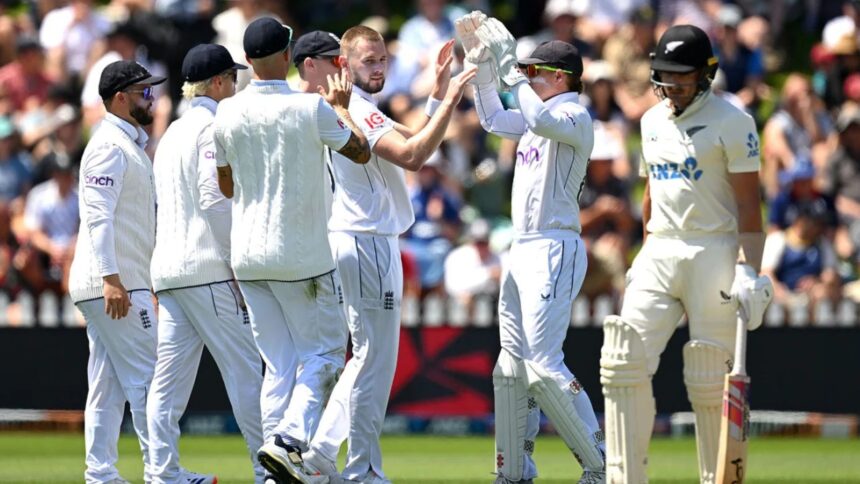 New Zealand against England