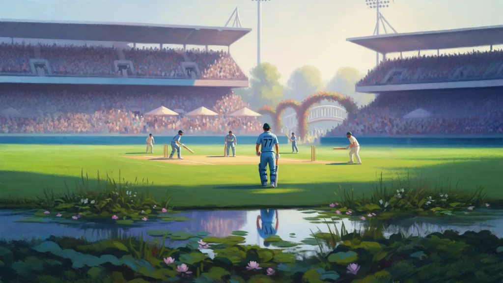 77 jersey number in cricket