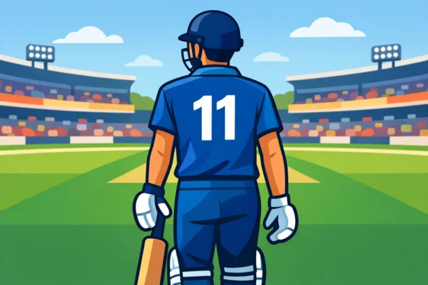 11 jersey number in cricket