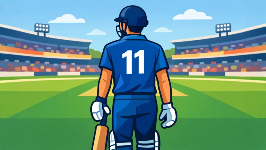 11 jersey number in cricket