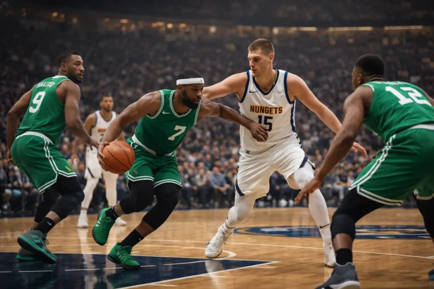 boston celtics vs denver nuggets match player stats