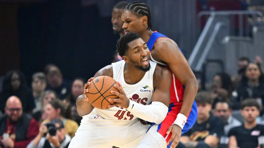 cleveland cavaliers vs detroit pistons timeline